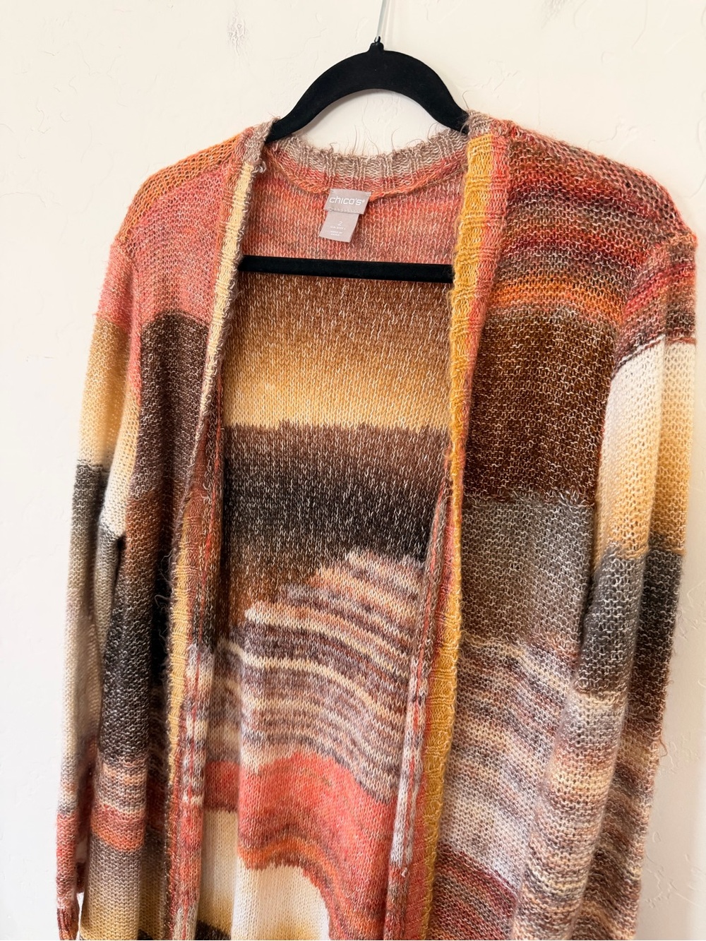 Chico’s Multicolored Cardigan Size L - Picture 6 of 10